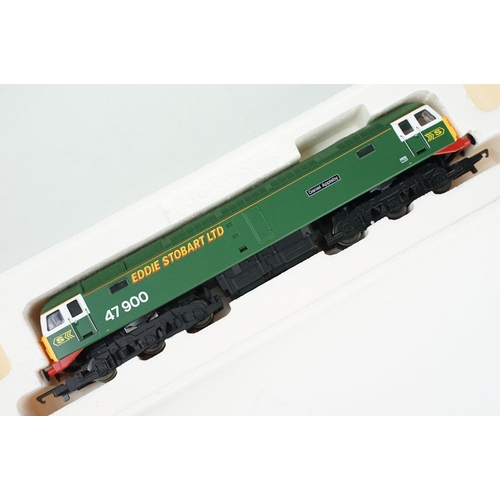 30 - Boxed Hornby OO gauge R2433 Eddie Stobart Co-Co Diesel Electric Class 47 Locomotive Daniel Appleby, ... 