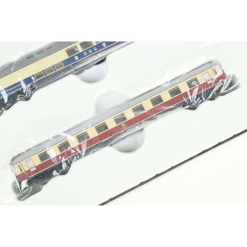 31 - Boxed Trix Minitrix N gauge 11614 Schnellzugset Rheinpfeil Express Train Set, complete