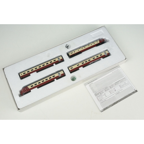 32 - Boxed Trix Minitrix N gauge 12224 Triebwagenzug Class RAm Powered Rail Car Train set, complete