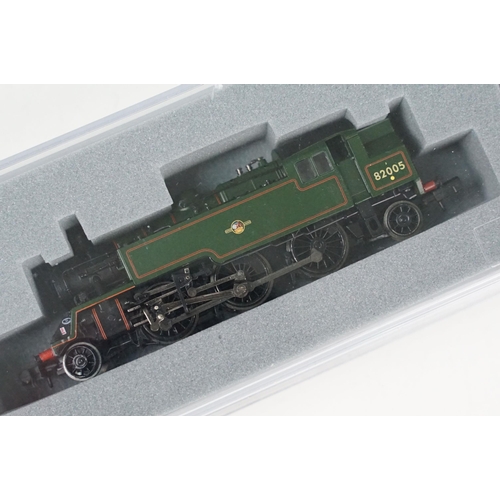 42 - Four cased Graham Farish N gauge locomotives to include Deltic, D2239 BR, 08585 Freightliner and 2-6... 