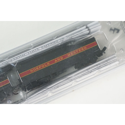 43 - Three cased / boxed N gauge locomotives to include Bachmann Spectrum 82155 4-8-4 Class J Steam loco ... 