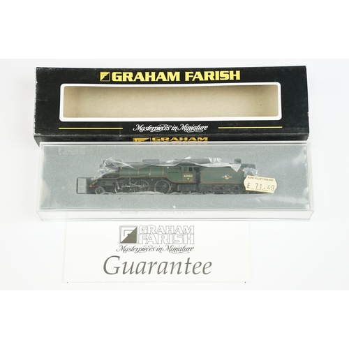 5 - Three cased / boxed Graham Farish N gauge locomotives to include 372002 Hall Class 4965 Rood Ashton ... 