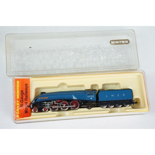 54 - Five boxed / cased N gauge locomotives to include 3 x Minitrix (12269, 13014 & 1w926) and 2 x Hornby... 