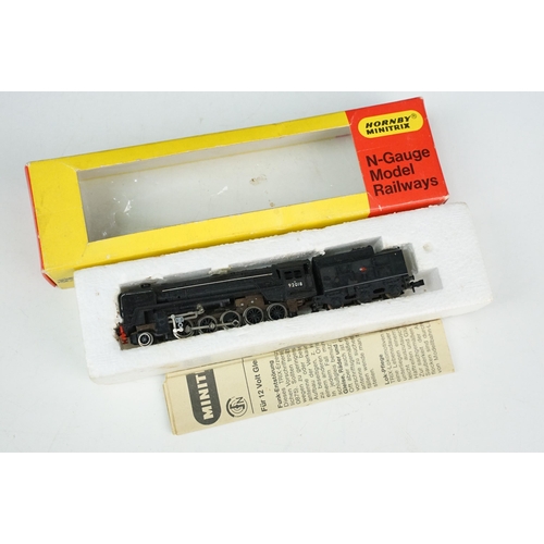 54 - Five boxed / cased N gauge locomotives to include 3 x Minitrix (12269, 13014 & 1w926) and 2 x Hornby... 