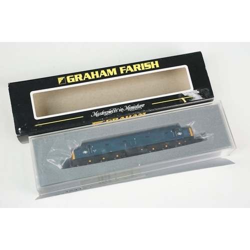 55 - Three boxed / cased Graham Farish by Bachmann N gauge locomotives to include 372-800 Class A1 60163 ... 