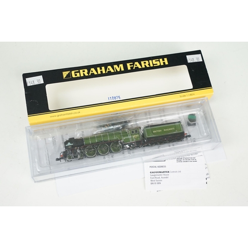 55 - Three boxed / cased Graham Farish by Bachmann N gauge locomotives to include 372-800 Class A1 60163 ... 