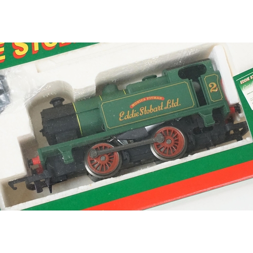 60 - Two boxed Hornby OO gauge Eddie Stobart locomotives to include R2507 Eddie Stobart 0-4-0 Industrial ... 