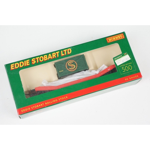 60 - Two boxed Hornby OO gauge Eddie Stobart locomotives to include R2507 Eddie Stobart 0-4-0 Industrial ... 