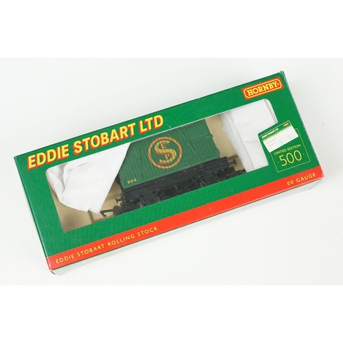 60 - Two boxed Hornby OO gauge Eddie Stobart locomotives to include R2507 Eddie Stobart 0-4-0 Industrial ... 