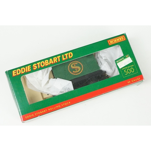 60 - Two boxed Hornby OO gauge Eddie Stobart locomotives to include R2507 Eddie Stobart 0-4-0 Industrial ... 