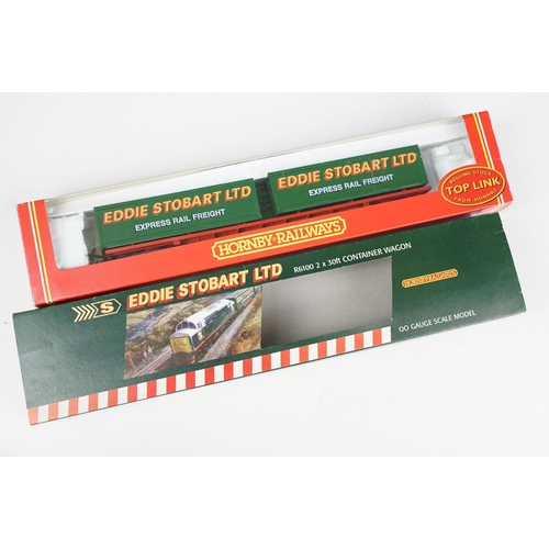 60 - Two boxed Hornby OO gauge Eddie Stobart locomotives to include R2507 Eddie Stobart 0-4-0 Industrial ... 