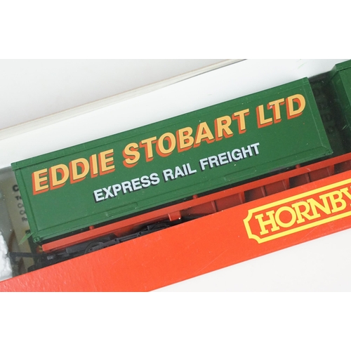 60 - Two boxed Hornby OO gauge Eddie Stobart locomotives to include R2507 Eddie Stobart 0-4-0 Industrial ... 