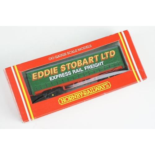 60 - Two boxed Hornby OO gauge Eddie Stobart locomotives to include R2507 Eddie Stobart 0-4-0 Industrial ... 