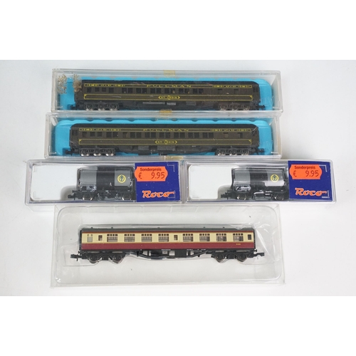 63 - Nine N gauge locomotives featuring Fleischmann 4-6-0 DB black with tender, Kato 644 RB, Arnold 2-10-... 