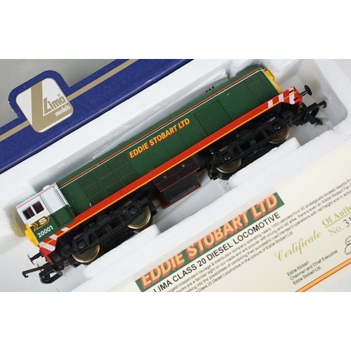 67 - Three boxed OO gauge locomotives to include 2 x Bachmann 32-730 Class 66 Diesel 66200 Railway Herita... 