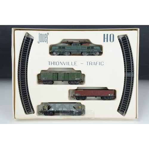 68 - Two boxed Jouef HO gauge train sets to include Ref 755E Thionville Traffic and Ref 756E TEE Trans Eu... 