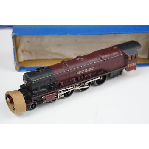 74 - Three boxed Hornby Dublo locomotives to include EDLT20 Bristol Castle (box lid missing an end flap a... 