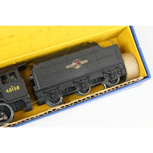 74 - Three boxed Hornby Dublo locomotives to include EDLT20 Bristol Castle (box lid missing an end flap a... 