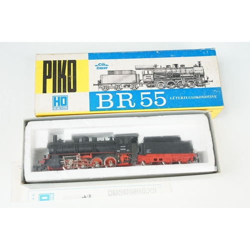 75 - Five boxed Piko HO gauge locomotives to include E42, BR55, BR66, E69 & BR75