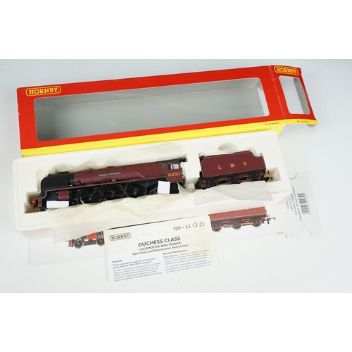 77 - Two boxed Hornby OO gauge Super Detail locomotives to include R2230 LMS 4-6-2 Duchess Class Duchess ... 