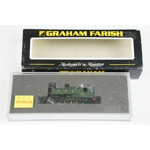 8 - Three cased / boxed Graham Farish N gauge locomotives to include 371979 61XX Prairie Tank 6169 GWR g... 