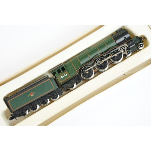 9 - Boxed Graham Farish N gauge No 8143 3 Car 57ft Diesel Motor Unit Class 101 DMBS Motorised TS & DMC B... 