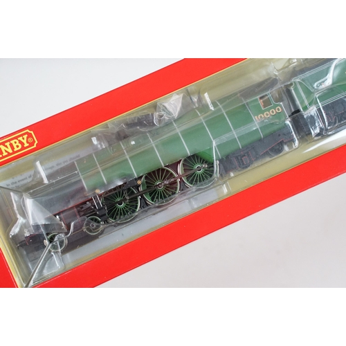 90 - Boxed Hornby OO gauge R3842 LNER (Promotional) Class W1 Hush Hush 4-6-4 No 10000 locomotive