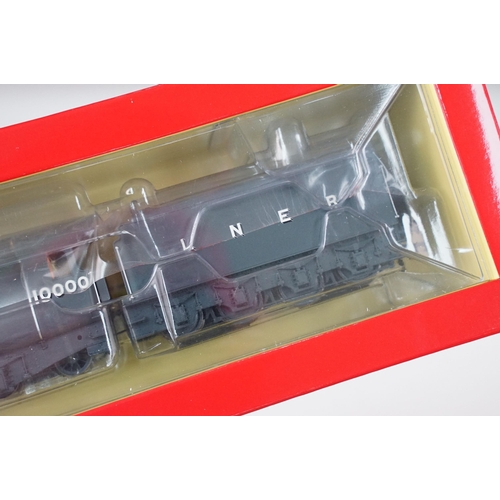 91 - Boxed Hornby OO gauge R3841 LNER Class W1 Hush Hush 4-6-4 British Enterprise No 10000 locomotive