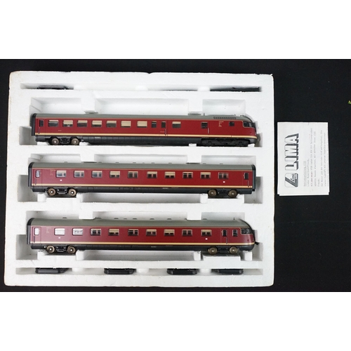 114A - Boxed Lima HO gauge 149818LK VT08 DMU set, complete