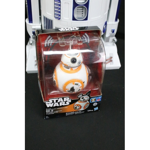 1439 - Star Wars - Collection of Star Wars figures and RC Droids featuring 1 x carded Hasbro BB-8, 1 x Jakk... 