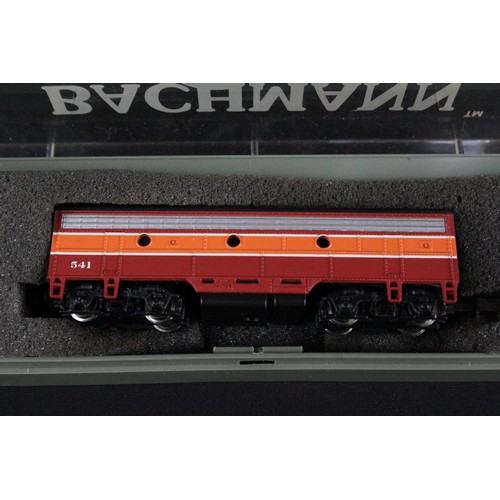 132 - Four cased N gauge locomotives to include 3 x Life Like (7030 E7 Loco A Unit FEC #1017, FA1 Locomoti... 