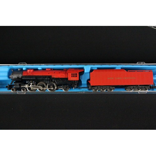 133 - Four cased N gauge locomotives to include Tomix 2110 EF3017, Fleischmann DB (replacement box) Rivaro... 