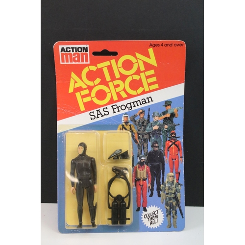 1536 - Action Man - Four carded Palitoy Action Force figures to include SAS Frogman (excellent bubble with ... 