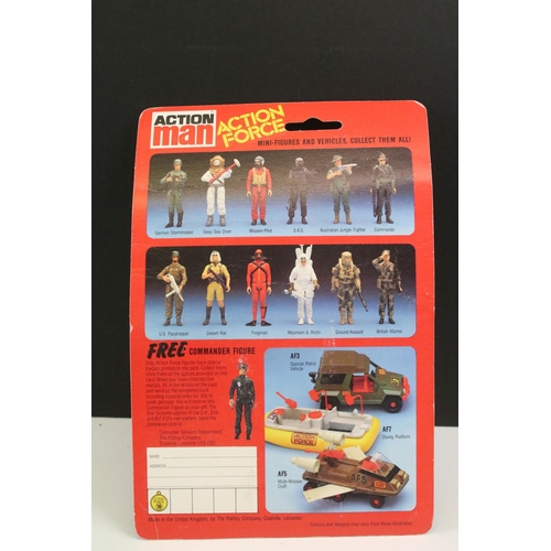 1536 - Action Man - Four carded Palitoy Action Force figures to include SAS Frogman (excellent bubble with ... 