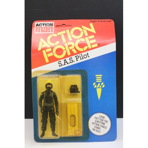 1536 - Action Man - Four carded Palitoy Action Force figures to include SAS Frogman (excellent bubble with ... 