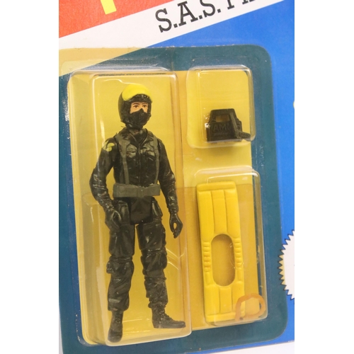 1536 - Action Man - Four carded Palitoy Action Force figures to include SAS Frogman (excellent bubble with ... 