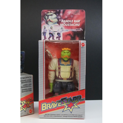 1537 - Bravestarr - Boxed and sealed Mattel Bravestarr 1723 Handle Bar Moustachu figure (some box window di... 