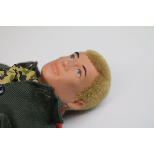 1539 - Action Man - Group of original Palitoy Action Man to include 2 x soldier figures with 1 x box (tatty... 