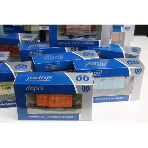 16 - 40 boxed Dapol OO gauge items of rolling stock, all ex