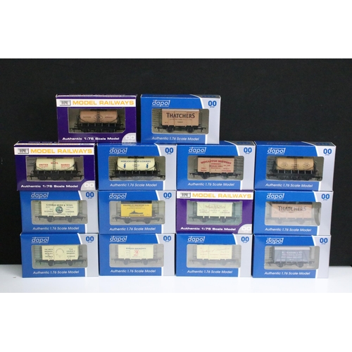 16 - 40 boxed Dapol OO gauge items of rolling stock, all ex