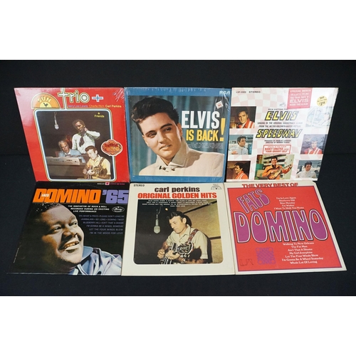 208 - Vinyl - 45 Rock & Roll / Rockabilly LPs and 1 box set featuring mainly US pressings and including or... 