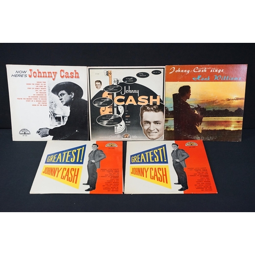 216 - Vinyl - 30 Johnny Cash 1950s / 1960s US pressing LPs featuring 7 original Sun Records pressings and ... 