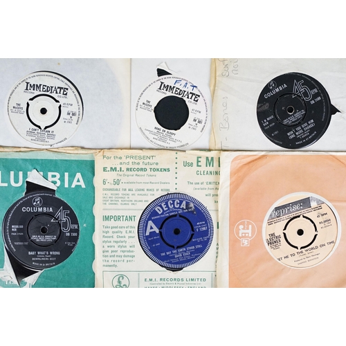 337 - Vinyl - Over 60 Mod / Psych / Garage Rock 7” singles including promos to include: The Action, The El... 