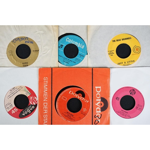 338 - Vinyl - Approximately 50 Rock and Pop foreign pressing 7” singles from around the world, to include:... 