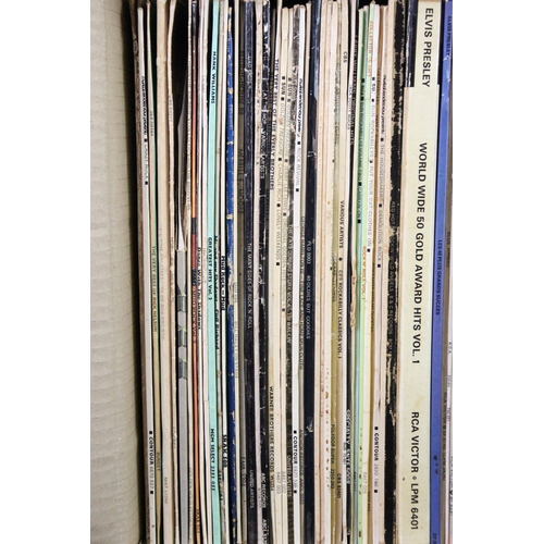 380 - Vinyl - Over 80 Rock N Roll / Rockabilly LPs to include Eddie Cochran, Gene Vincent, Elvis Presley, ... 