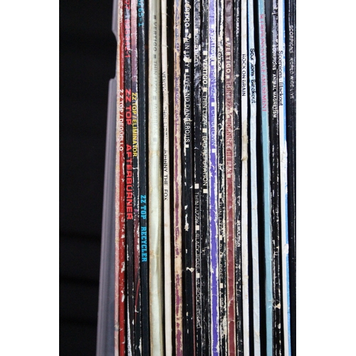 395 - Vinyl - 43 Rock / Classic Rock LPs to include Nazareth x 6, Rainbow x 3, Alice Cooper x 6, Scorpions... 