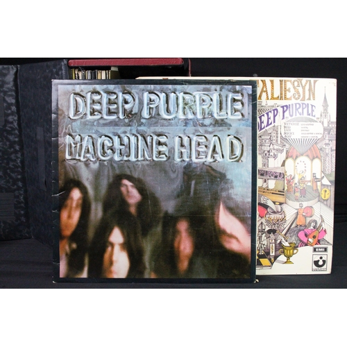 398 - Vinyl - 16 Deep Purple LPs spanning their career. At least Vg overall