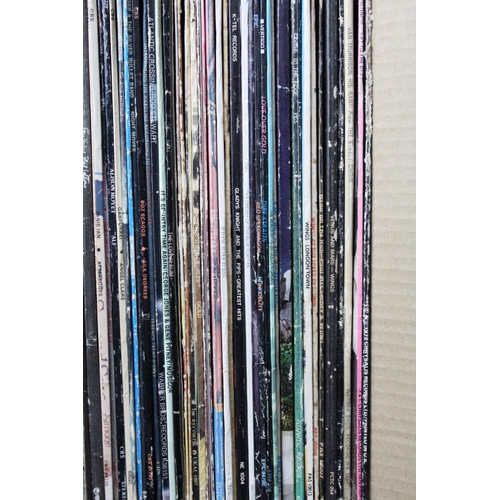 446 - Vinyl - Over 65 rock & pop LPs to include Blondie x 2, Van Morrison, Wah!, Wings x 4, Yes x 2, Steel... 