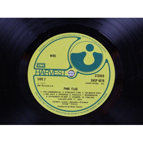 453 - Vinyl - Wire - Pink Flag LP on Harvest Records SHSP 4076. Original UK 1st pressing with printed inne... 