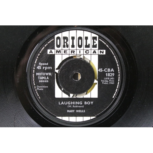 410 - Vinyl - Mary Wells – Laughing Boy / Two Wrongs Don't Make A Right 7” single on Oriole American / Mot... 